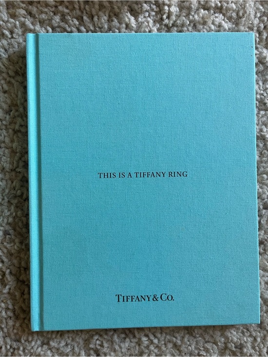 Tiffany & Co. Other - Tiffany & Co. Hardcover “This is a Tiffany Ring” Book in Tiffany Blue
